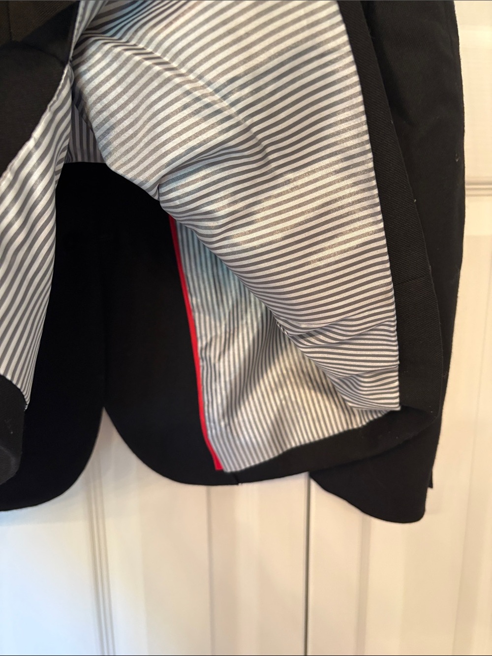 J. Crew Black Tailored Blazer with Gold Buttons - Picture 7 of 8